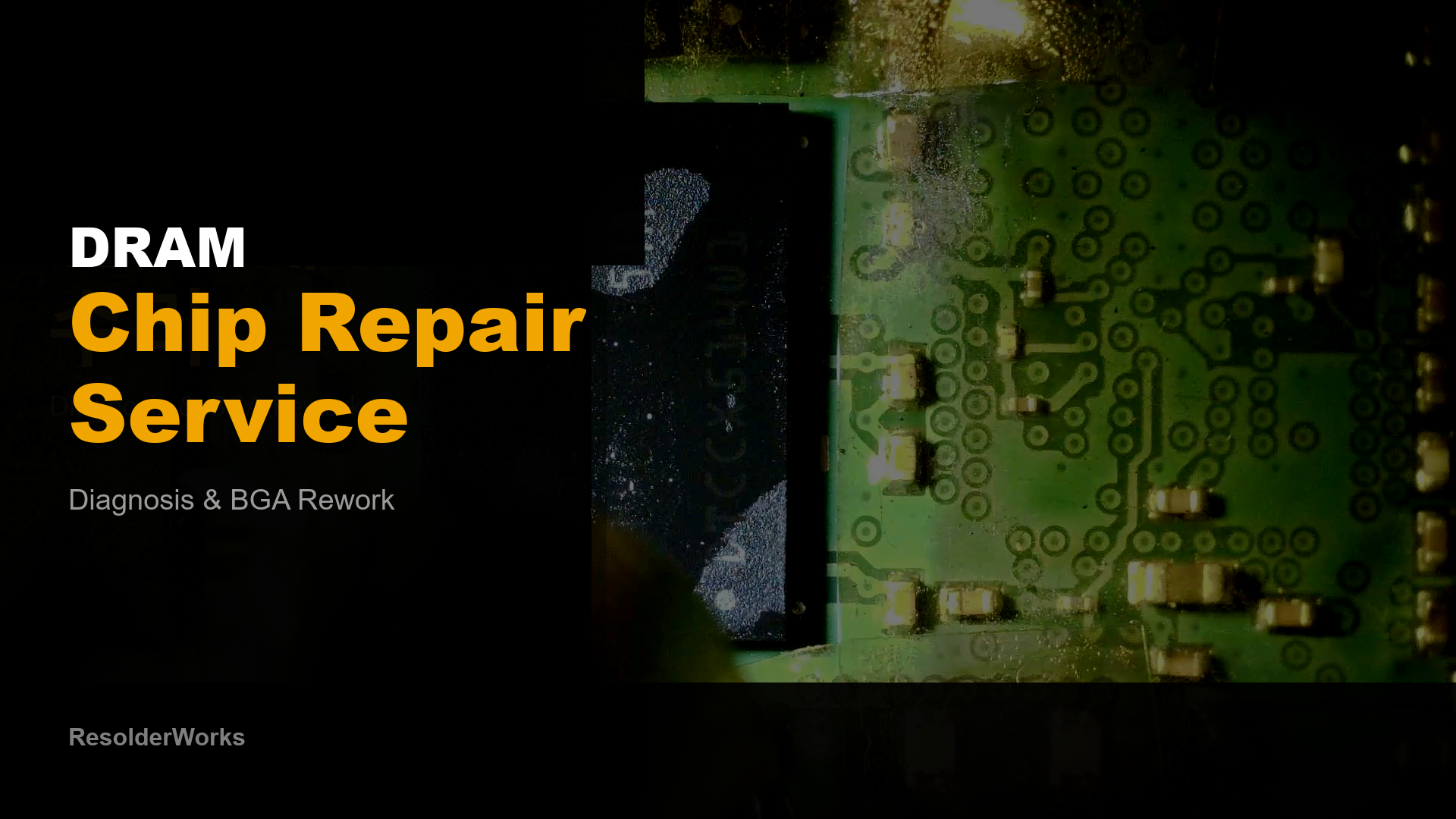 Customer Server Memory DRAM Chip Replacement: From Fault Diagnosis to BGA Rework