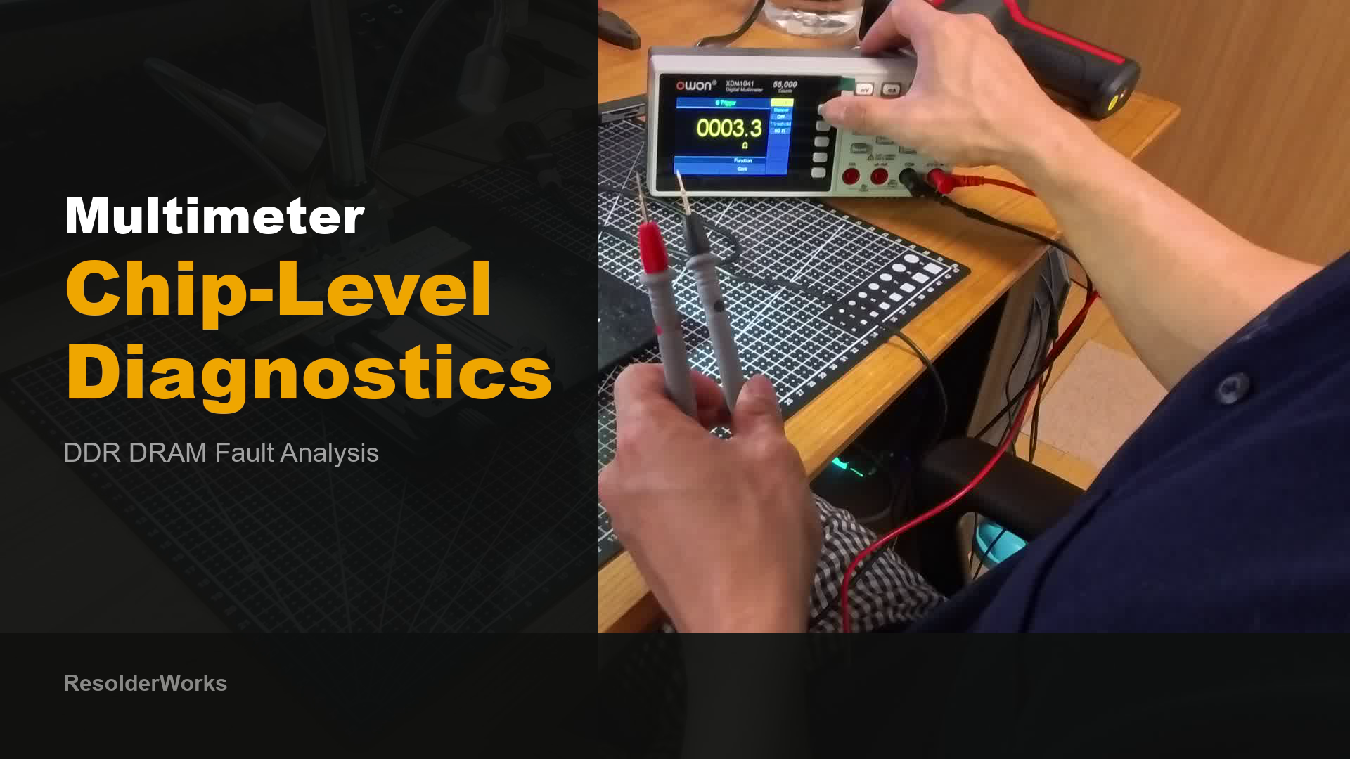 How to Find Server Memory Faults with a Multimeter — DDR DRAM Chip-Level Diagnostics Revealed